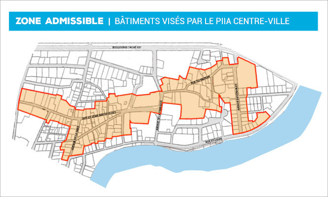 plan du secteur admissible