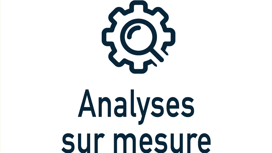 analyses sur mesure