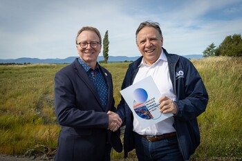 Marc Laurin et François Legault