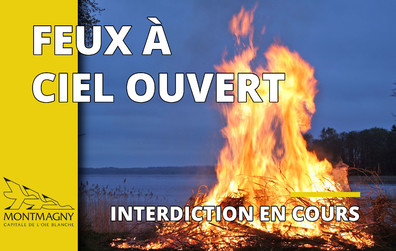 Appel à la prudence en raison du danger d'incendie « Extrême »