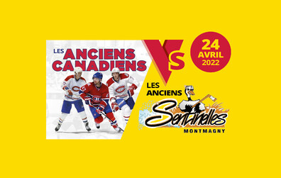 Le match des Anciens Canadiens vs Anciens Sentinelles est reporté au 24 avril