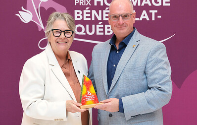 LE CONSEILLER MUNICIPAL JESSY CROTEAU REÇOIT UN PRIX HOMMAGE BÉNÉVOLAT-QUÉBEC