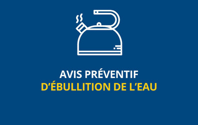 Coupure d'eau temporaire et avis préventif d'ébullition | boulevard Taché Ouest