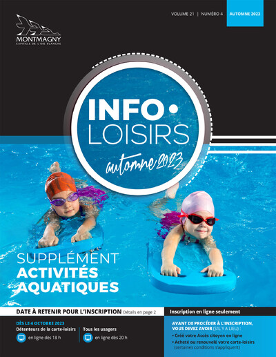 Supplément aquatique Info-loisirs automne 2023