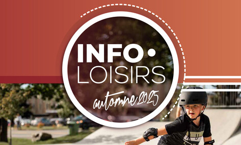 L'Info-loisirs automnal est maintenant disponible